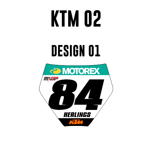 Mini Plate Stickers - KTM 02