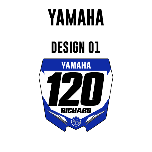 Mini Plate Stickers - Yamaha