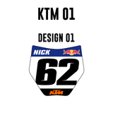 Mini Plate Stickers - KTM 01