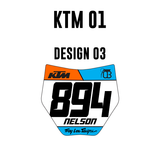 Mini Plate Stickers - KTM 01