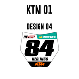 Mini Plate Stickers - KTM 01