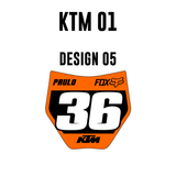 Mini Plate Stickers - KTM 01