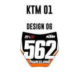 Mini Plate Stickers - KTM 01