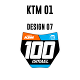 Mini Plate Stickers - KTM 01