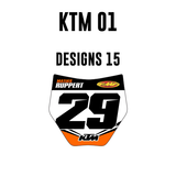 Mini Plate Stickers - KTM 01