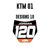 Mini Plate Stickers - KTM 01