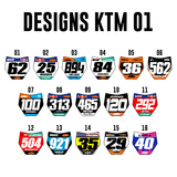 Mini Plate Stickers - KTM 01