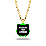 Double Sided Necklace Kawasaki 01 - Custom Design