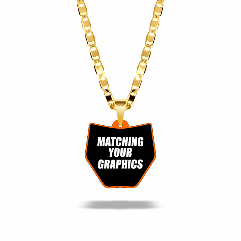 Double Sided Necklace KTM 01- Custom Design